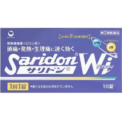 【指定第2类医药品】SARIDON Wi 止痛药 10锭