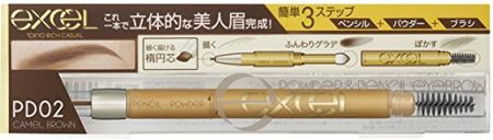 Excel 眉笔 PD02 驼棕色