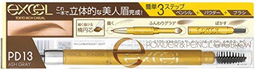 Excel(エクセル) アイブロウ PD13 アッシュグレイ