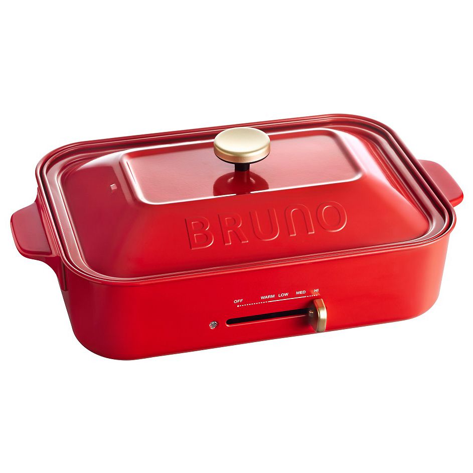 Bruno Compact Hot Plate BOE021-RD - Red ｜ DOKODEMO