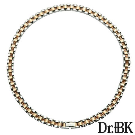 Dr.+BK 锗石项链 NS002系列 (粉红金)