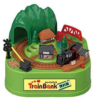 TRAIN BANK 2 Line locomotive