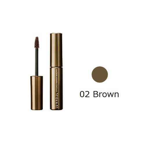 LUNASOL 스타일링 아이블로우 마스카라 02 Brown