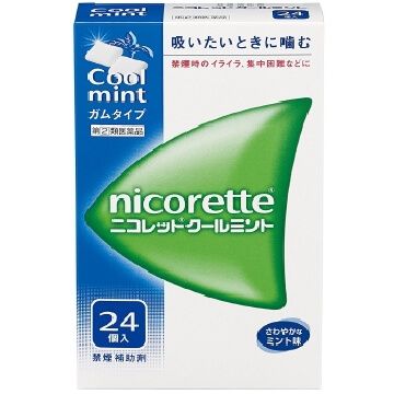 【指定第2類医薬品】ニコレット クールミント 24個入