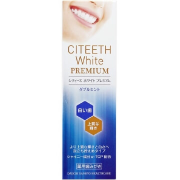 Citeeth White Premium Double Mint 70g ｜ DOKODEMO