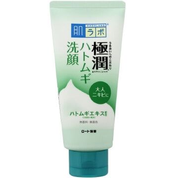 HadaLabo Gokujyun Hatomugi Cleansing Foam (100g)