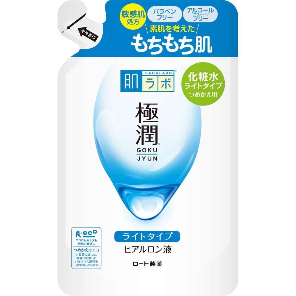 Rohto Hada Labo Gokujyun Hyaluronic Acid Lotion Light Refill 170 ml