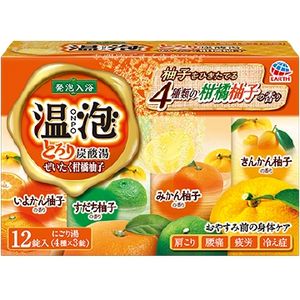 温泡 ONPO 稠煳碳酸汤 奢华柚子柑橘 45gx12锭