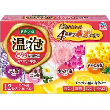 Onpa 浓厚碳酸水 奢华花蜜味 45g x 12 片