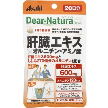 朝日食品集團 Dear Natura DearNS 肝臟萃取物X鳥氨酸氨基酸 60粒