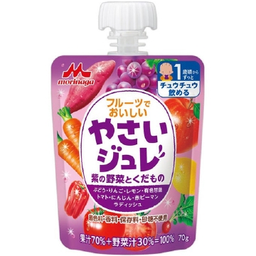 森永乳業 紫色蔬菜果凍 70g