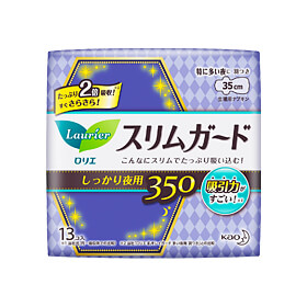 花王 Laurier/蕾妮雅 樂而雅 (Laurier) 纖體護夜用霜 350 (13 片裝)