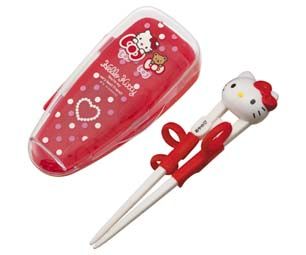 Hello Kitty 熊和丝带豪华训练筷子 ADXT1DS