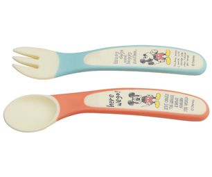 Mickey sketch spoon-fork set SFB2