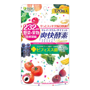 Ishokudogen 232 "Soukai" Exhilarating Diet Enzymes Premium (120 Capsules)