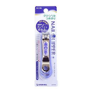 Gold nail clippers M blue [NC-136]