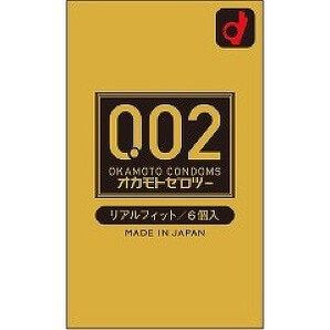OKAMOTO 0.02 Real Fit 6 pieces