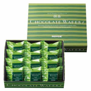 ROYCE '(Lloyd's) chocolate wafers [green tea] 12 pieces