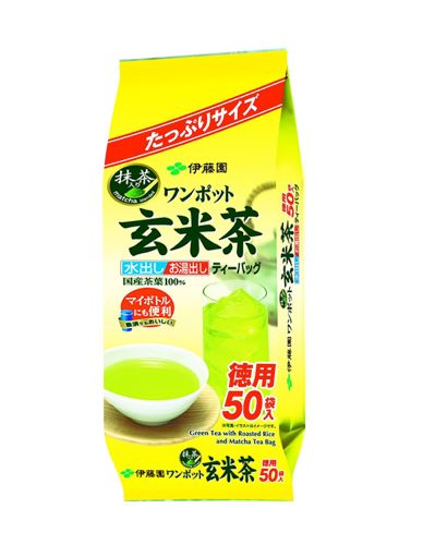 一壺式抹茶玄米茶茶包 50入