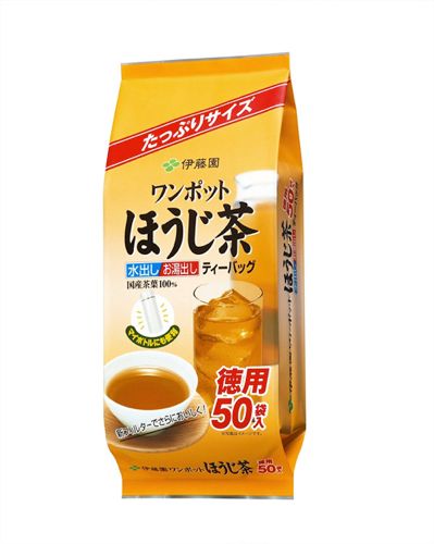 One-pot roasted green tea tea bags, 50 bags