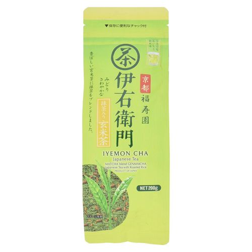 宇治の露 伊右衛門 抹茶入り玄米茶 200g