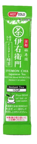 Ujinotsuyu Iyemon Instant Green Tea Powder Sticks (Pack of 120)