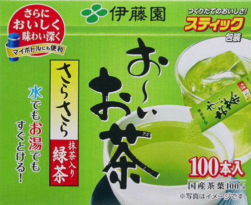 伊藤園 Oi Ocha/伊藤園茶系列 含有自由流動的100綠茶棒聯繫〜Iocha綠茶