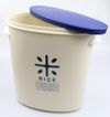 Made in Japan Rice Container 5kg Navy with Measuring Cup Rice in Bag Storage RICE HB-2166