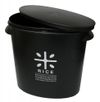 Made in Japan Rice Container 5kg Black Measuring Cup Included Rice in Bag Storage RICE HB-3434