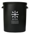 Made in Japan Rice Container 5kg Black Measuring Cup Included Rice in Bag Storage RICE HB-3434