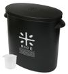 Made in Japan Rice Container 5kg Black Measuring Cup Included Rice in Bag Storage RICE HB-3434