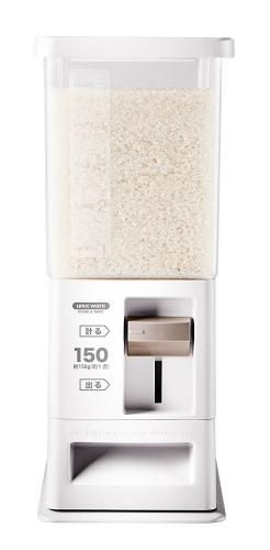 Rice Dispenser with Measuring Function, 6 kg, White, 7504