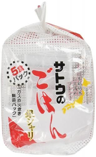 Rice silver Shari 200g 5 meals of sugar ｜ DOKODEMO