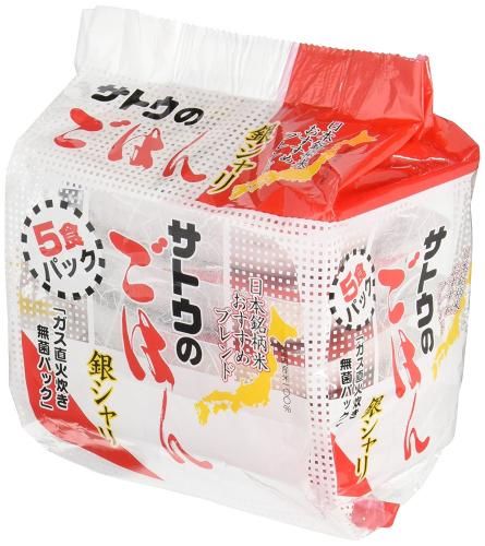 サトウのごはん 銀シャリ 200g 5食