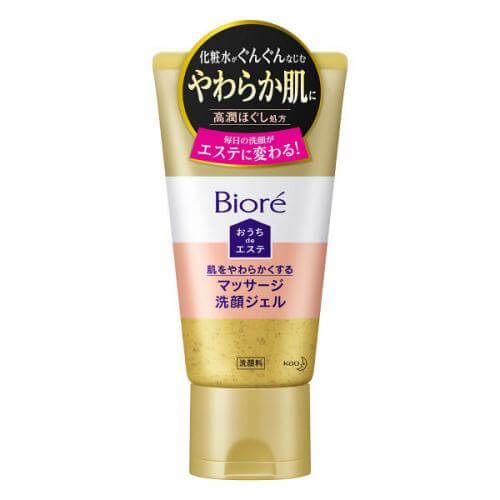 Massage Facial Cleansing Gel to soften name the Biore Ouchi de Este skin