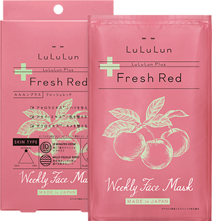 LuLuLun Plus Fresh Red Weekly Face Mask (5 Masks)