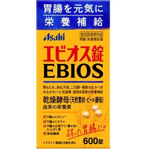 Asahi 아사히 EBIOS 에비오스정 위장약 (600/1200/2000 정) 600 정
