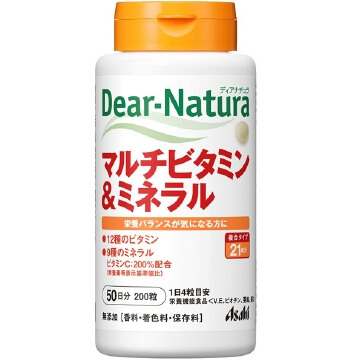 朝日食品集團 Dear Natura Asahi 朝日 Dear-Natura 綜合維生素礦物質片