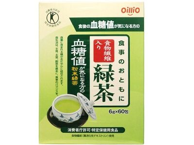 含绿茶陪日清奥利友集体用餐膳食纤维