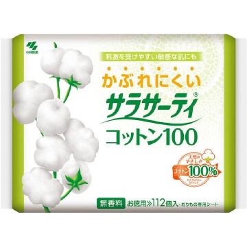 小林製藥 Sarasaty 小林製藥 Sarasaty 100%純棉衛生護墊 無香料