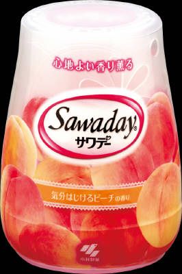 小林製薬 香り薫るサワデー 140g 気分はじけるピーチの香り