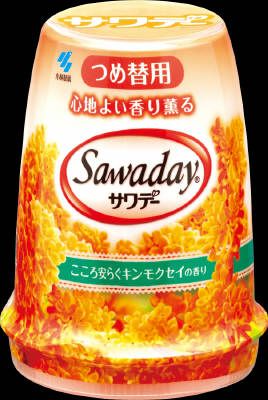 小林製薬 香り薫るサワデー つけ替用 140g こころ安らぐキンモクセイの香り