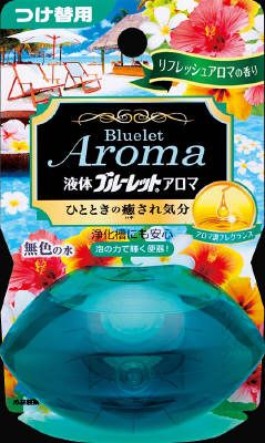 小林製薬 液体ブルーレットおくだけアロマ つけ替用(70ml) リフレッシュアロマの香り