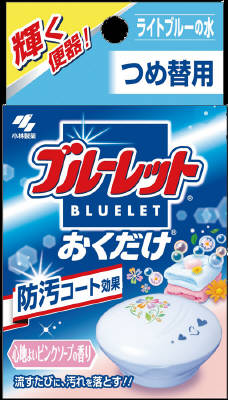 小林製藥 BLUELET 小林製藥 Bluelet 馬桶芳香劑 替換用 25g 舒適粉紅香皂香氣