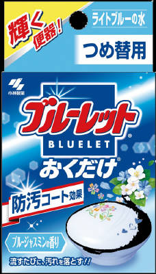 小林製藥 BLUELET 小林製藥 馬桶芳香劑 替換用 25g 藍色茉莉香氣