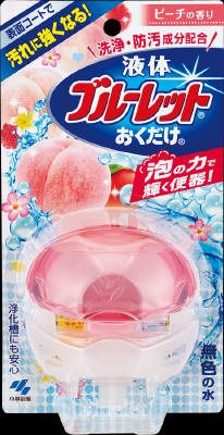 Scent of 70ml peach only put Kobayashi Pharmaceutical liquid blue toilet