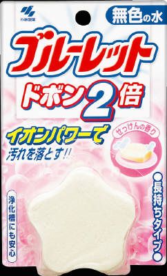 小林製薬 ブルーレットドボン2倍 120g 無色せっけんの香り