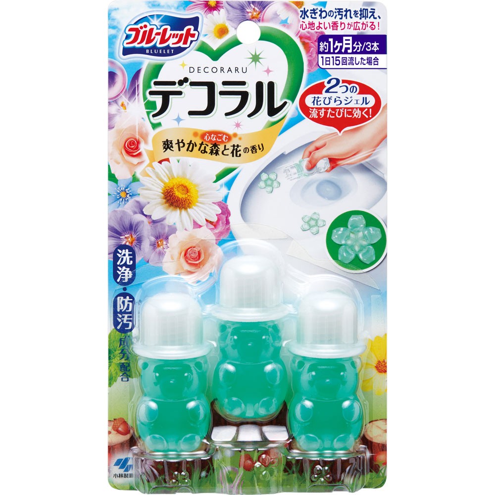小林製藥Bluelet Decoral (7.5g x 3 片) 清爽的森林與花香