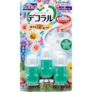 Kobayashi Pharmaceutical Bluelet Decoral (7.5 g × 3 pieces) Refreshing Forest & Floral Fragrance