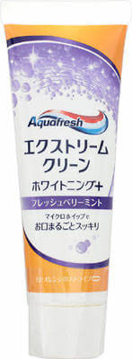 EARTH製藥 Aquafresh Aquafresh 潔淨美白牙膏 140g 清新莓果薄荷